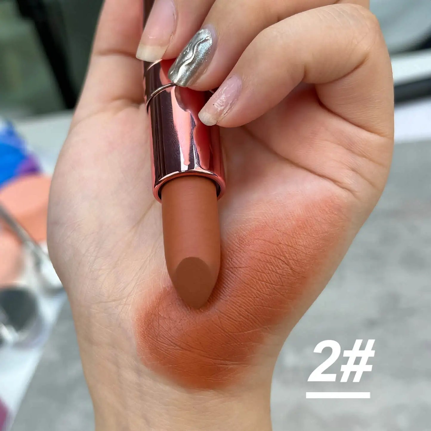 Maquillage personnalisé vegan – Rouge à lèvres nude, étiquette privée – Stick à lèvres, labiales, lipstick
