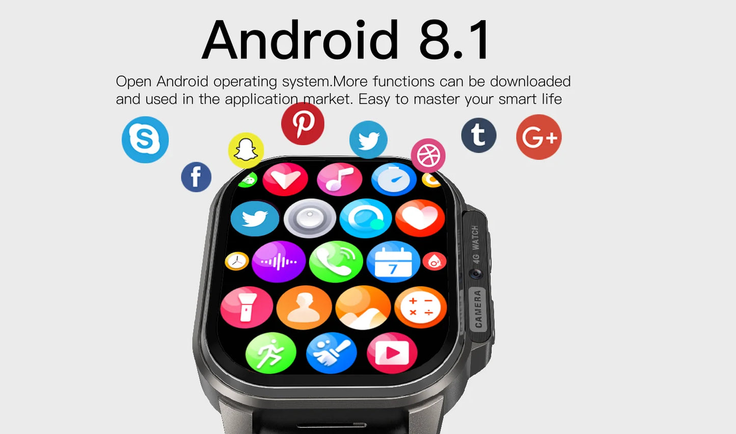 Wholesale HD 2.13 Inch Touch Amoled Screen Android 8.1 4G LTE Smart Watch Video Call Sim Card WiFi Gps Location DM62 Smartwatch