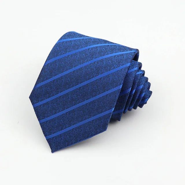 « Cravate Homme 8 cm – Rayée & Style Paisley »