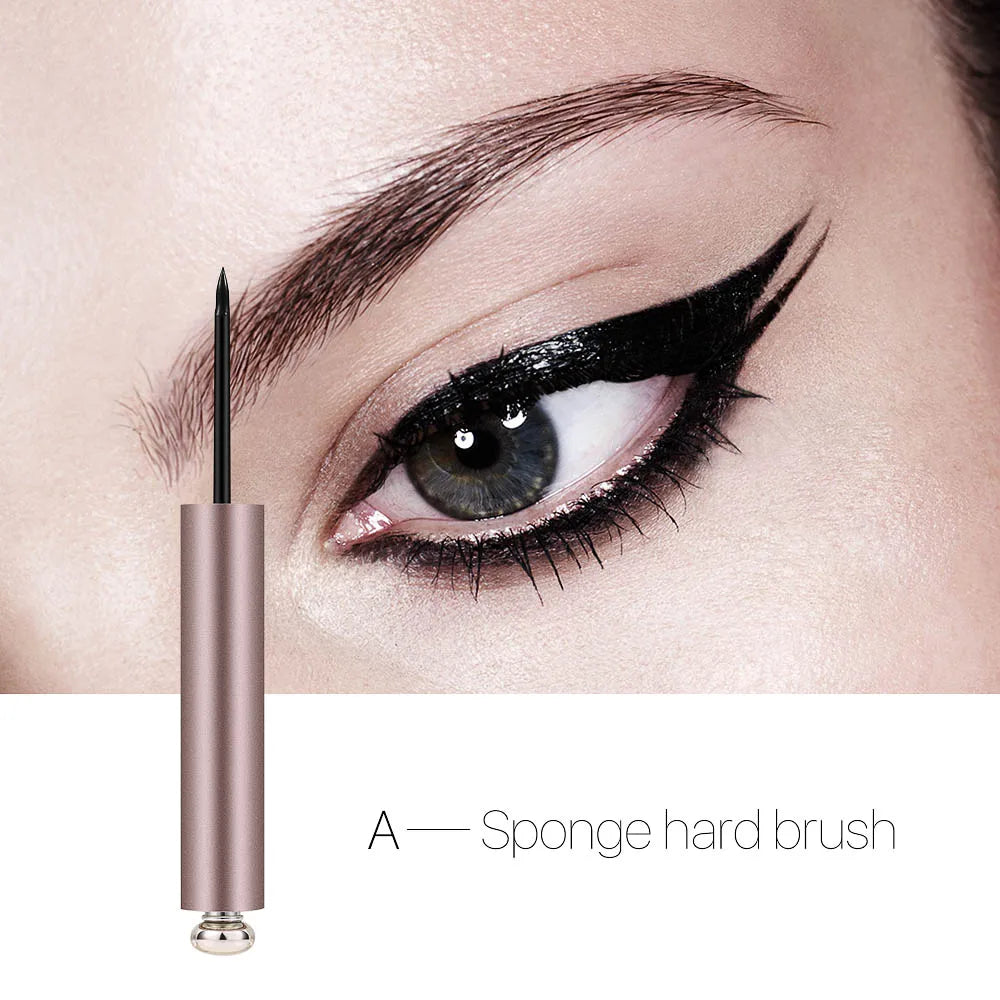 Crayon Eyeliner Liquide Noir – Style Chat, Longue Tenue 24h, Waterproof, Maquillage des Yeux, Outils Cosmétiques