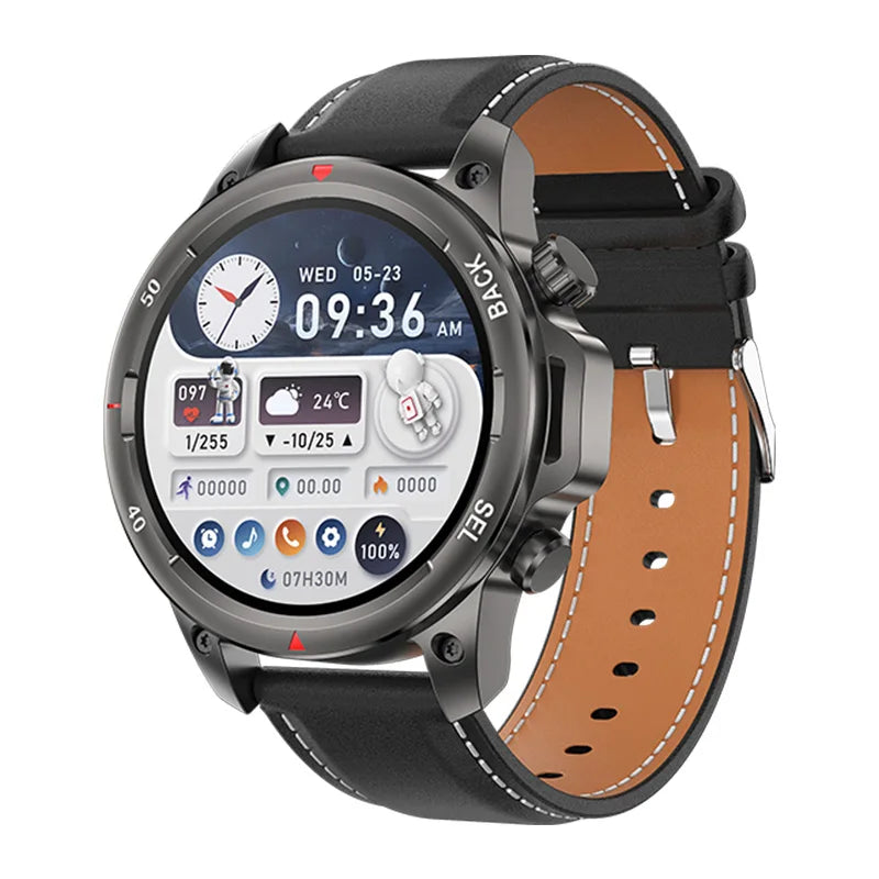 Montre Connectée Outdoor 2024 – Avec Lampe Torche, Suivi Santé & Fréquence Cardiaque, NFC – Modèle DK68 Femme