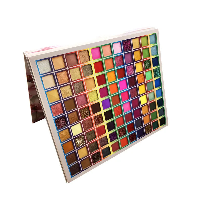 **« Palette fards à paupières 99 couleurs – Pailleté et mat, kit maquillage complet »**