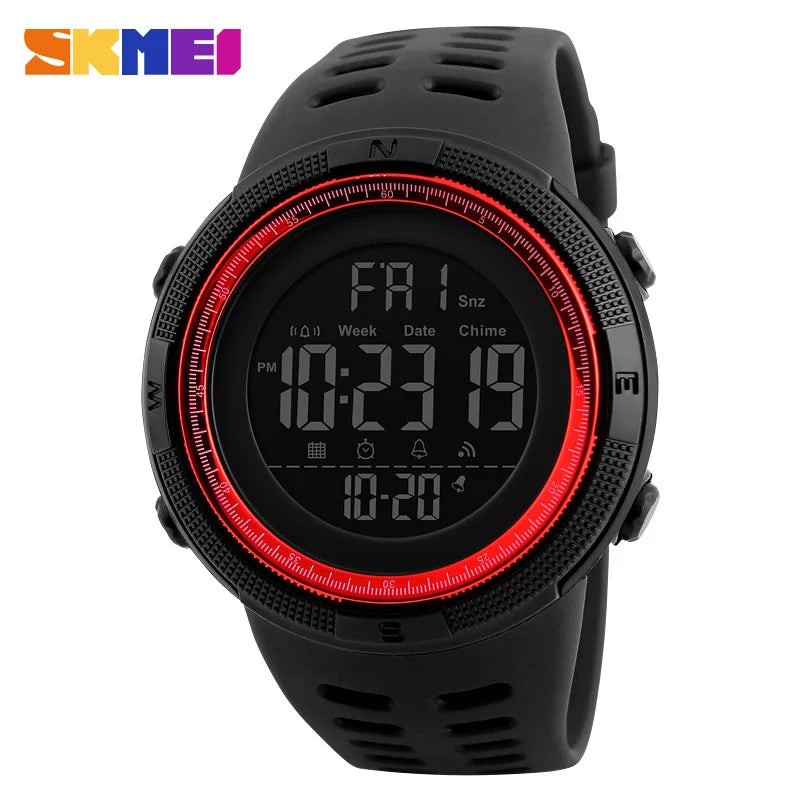 Montre Digitale Homme Skmei 1251 – Étanche 50 m, Montre de Sport pour Course, Style Fashion, Accessoire Polyvalent