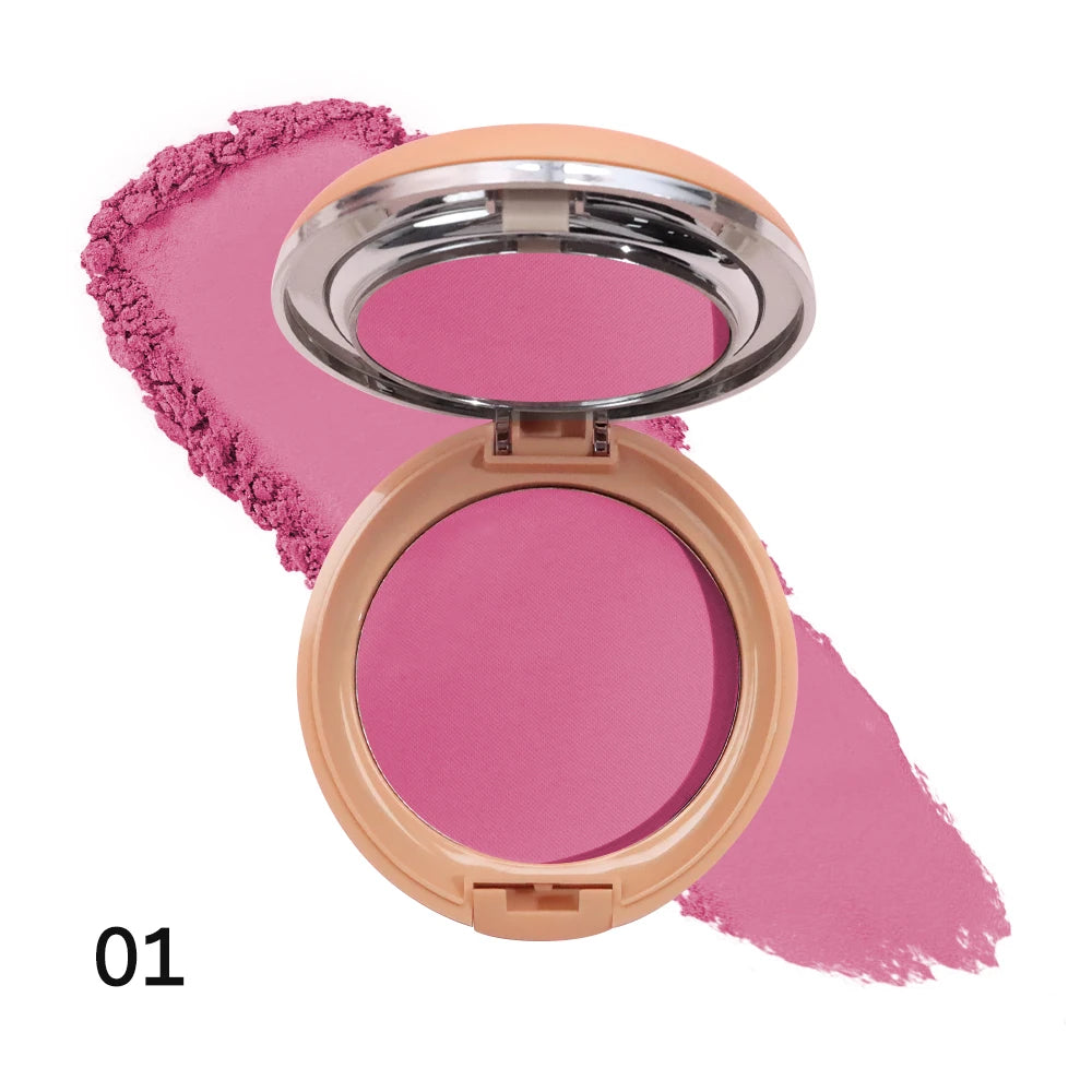 Palette de Blush Luxe – 9 Nouvelles Teintes, Fini Mat, Tenue Longue