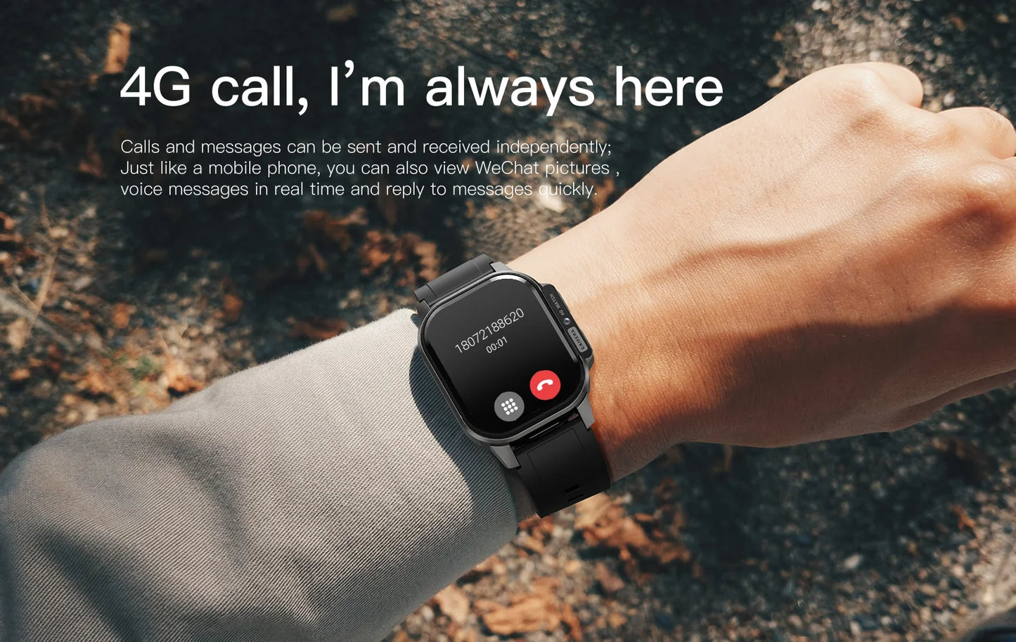 Wholesale HD 2.13 Inch Touch Amoled Screen Android 8.1 4G LTE Smart Watch Video Call Sim Card WiFi Gps Location DM62 Smartwatch