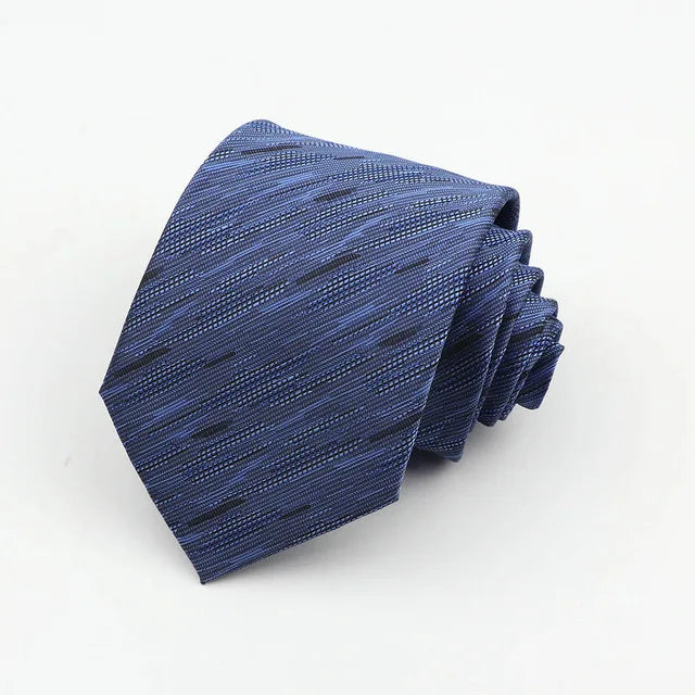 « Cravate Homme 8 cm – Rayée & Style Paisley »