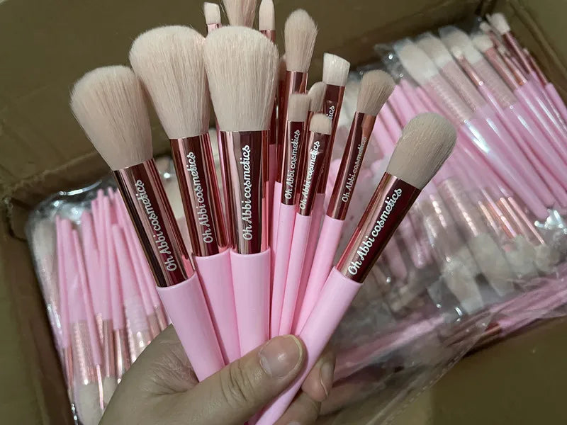 Set 7 Pinceaux Maquillage – Fond de Teint, Poudre & Yeux