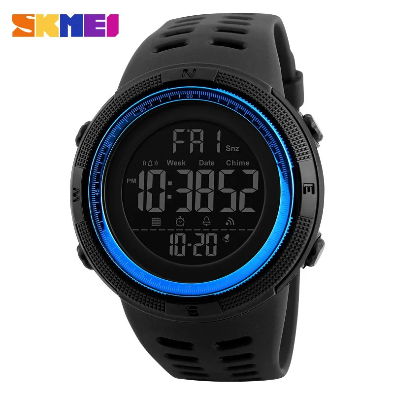 Montre Digitale Homme Skmei 1251 – Étanche 50 m, Montre de Sport pour Course, Style Fashion, Accessoire Polyvalent