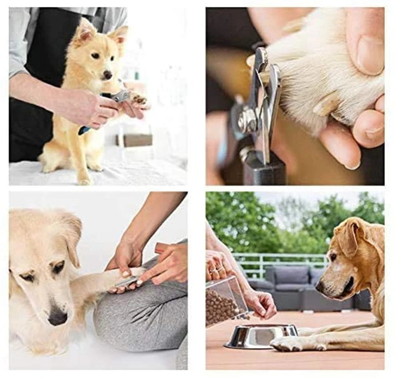 Professional Pet Nail Clipper with Safety Guard – Stainless Steel Grooming Tool