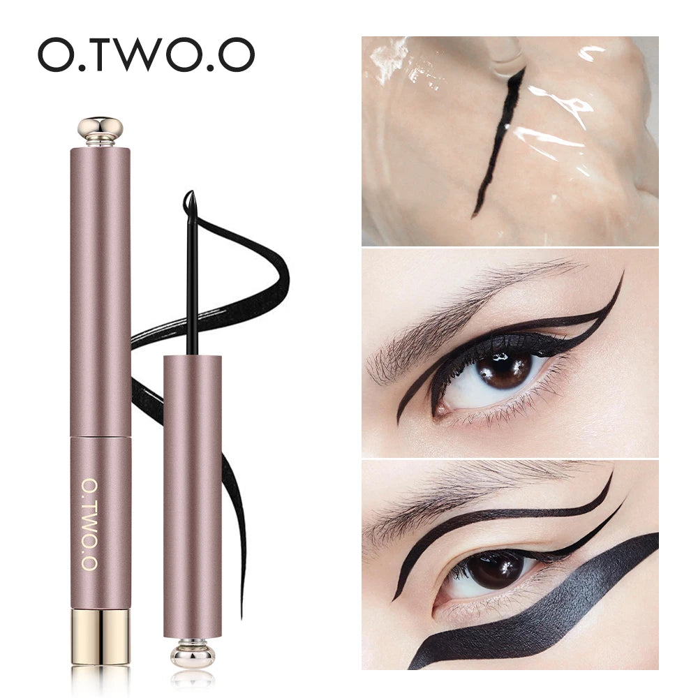 Crayon Eyeliner Liquide Noir – Style Chat, Longue Tenue 24h, Waterproof, Maquillage des Yeux, Outils Cosmétiques