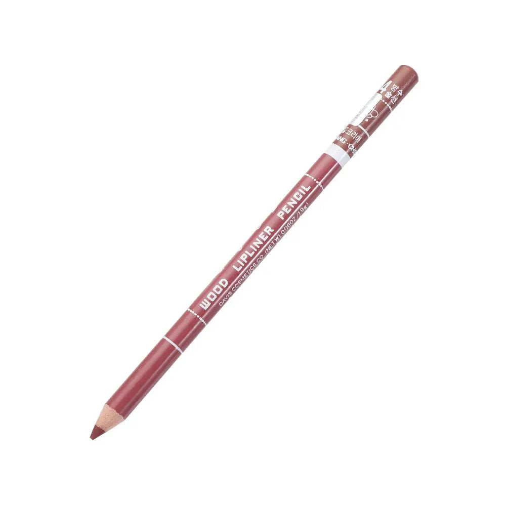 Crayon à Lèvres Mat en Bois – Couleurs Naturelles, Waterproof, Longue Tenue, Contour des Lèvres, Maquillage Élégant pour Femmes