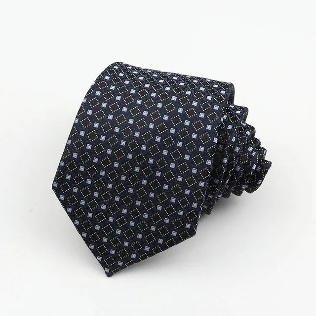 « Cravate Homme 8 cm – Rayée & Style Paisley »