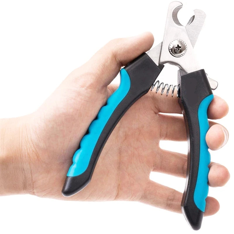 Professional Pet Nail Clipper with Safety Guard – Stainless Steel Grooming Tool