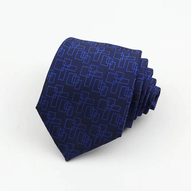 « Cravate Homme 8 cm – Rayée & Style Paisley »