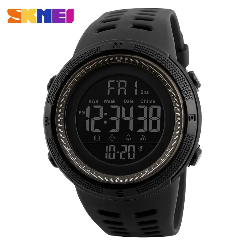 Montre Digitale Homme Skmei 1251 – Étanche 50 m, Montre de Sport pour Course, Style Fashion, Accessoire Polyvalent