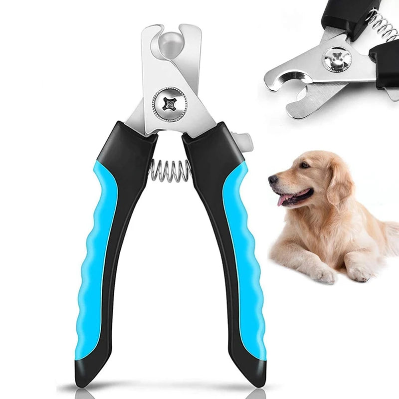 Professional Pet Nail Clipper with Safety Guard – Stainless Steel Grooming Tool