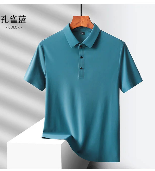 PINK2 Summer thin inner layer bottom shirt slim fit round neck long sleeved t-shirt Men's Polo Shirts  N52D6-01-03