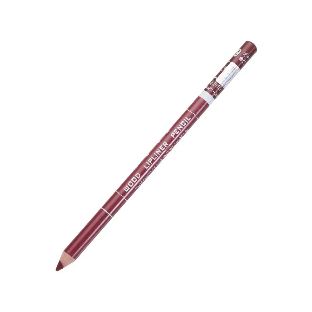 1 Pièce Crayon à Lèvres Mat en Bois – Waterproof, Longue Tenue, Contour des Lèvres, Maquillage Élégant pour Femmes