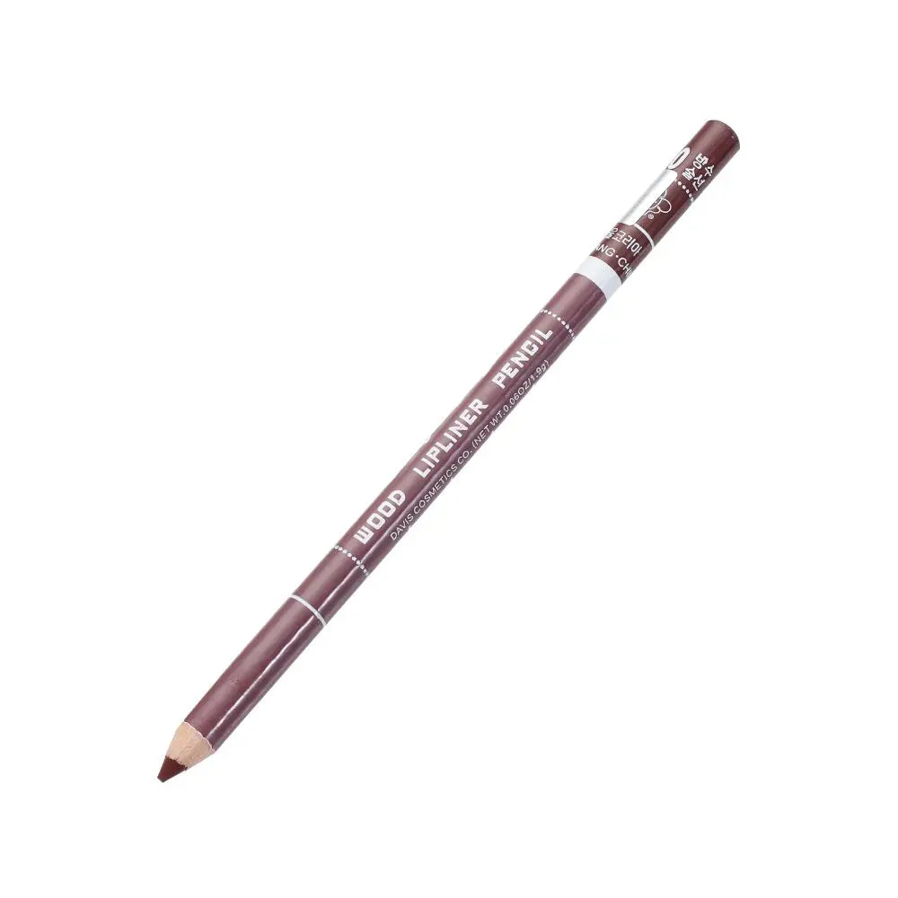 1 Pièce Crayon à Lèvres Professionnel en Bois – Waterproof, Mat, Contour des Lèvres, Maquillage Longue Tenue pour Femmes
