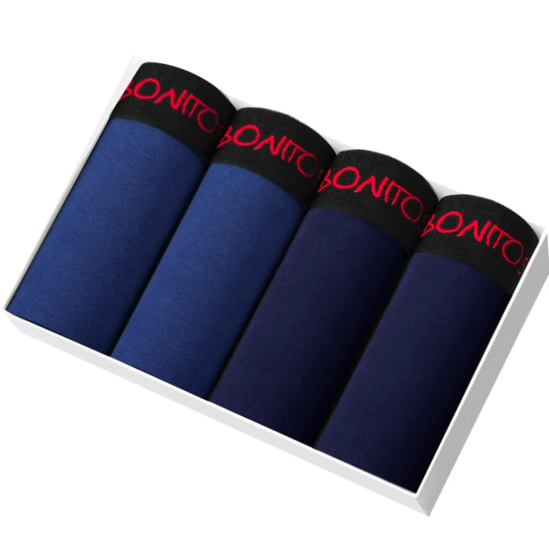 Lot de 4 Boxers Homme – Sous-vêtements Coton Confortables & Sexy