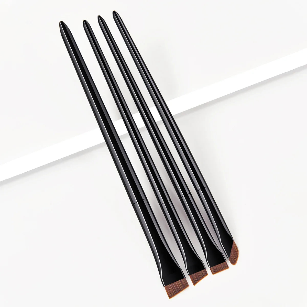 Kit Pinceaux Sourcils Blanc – Angled & Précision