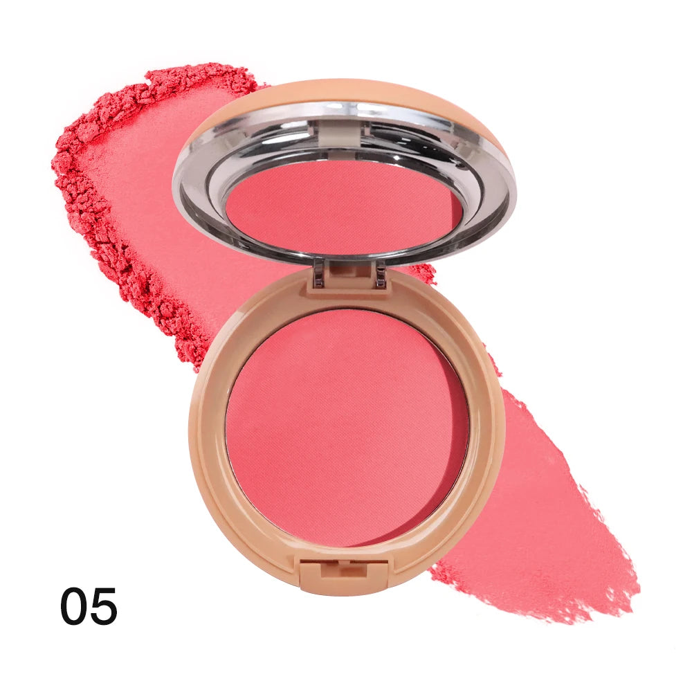 Palette de Blush Luxe – 9 Nouvelles Teintes, Fini Mat, Tenue Longue