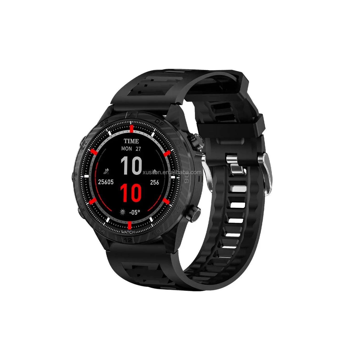 Montre Connectée JS MARQ 2025 Homme – Haute Qualité, Style Sport & Fashion, 100 Modes, Podomètre, Écran Rond HD 1,39", Appels Bluetooth, Contrôle Musique, Suivi Cardiaque – Compatible Android
