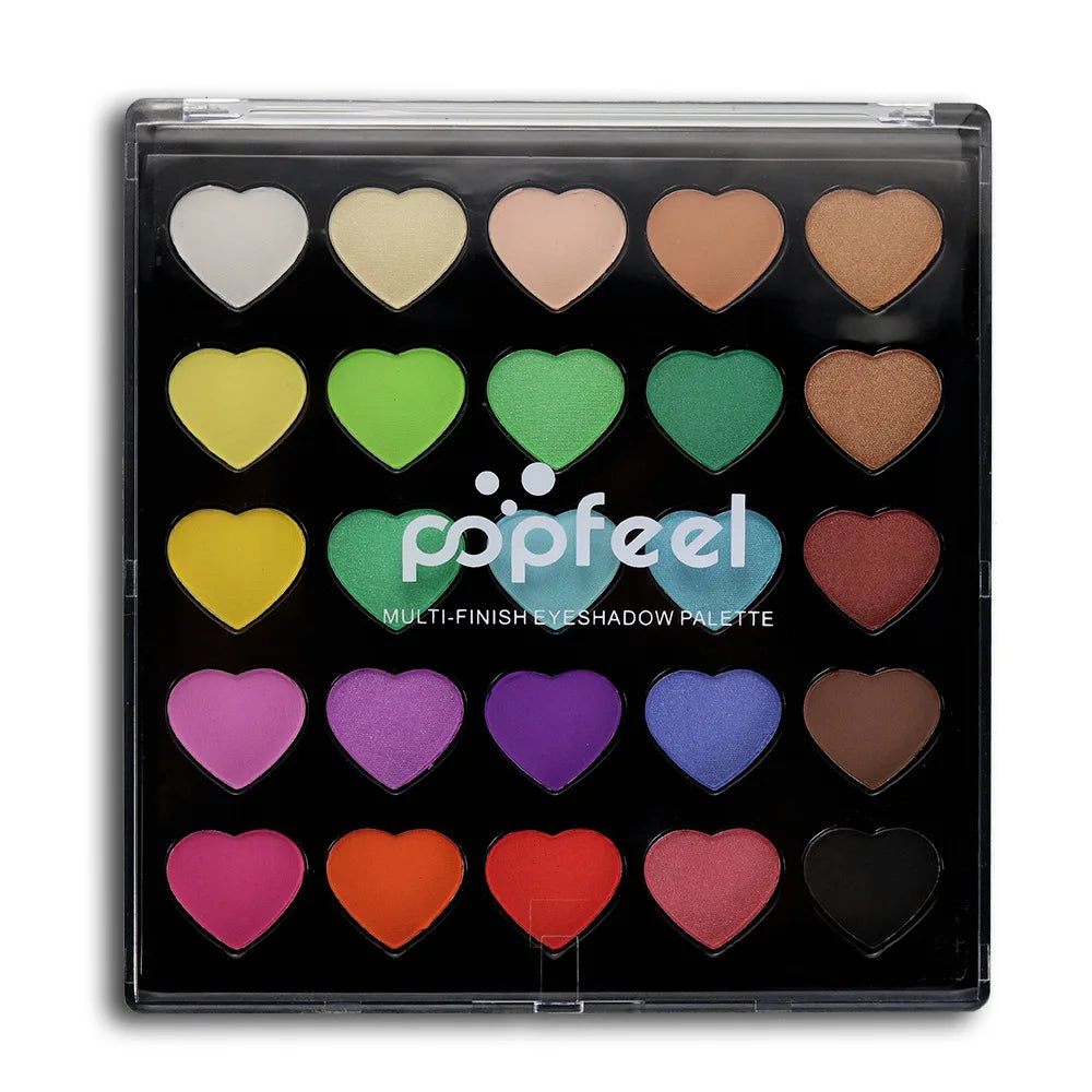 **« Palette fards à paupières 25 couleurs – Paillettes pressées, diamant arc-en-ciel, magnétique »**