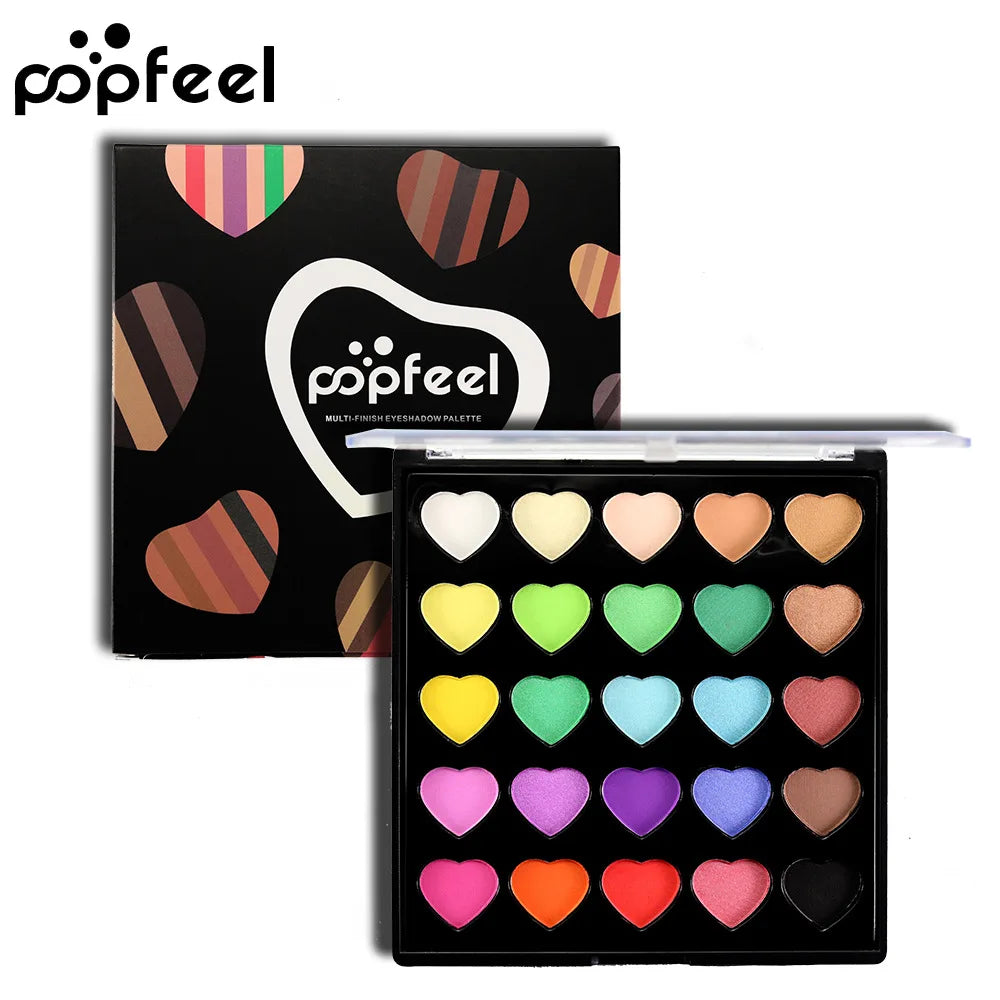 **« Palette fards à paupières 25 couleurs – Paillettes pressées, diamant arc-en-ciel, magnétique »**
