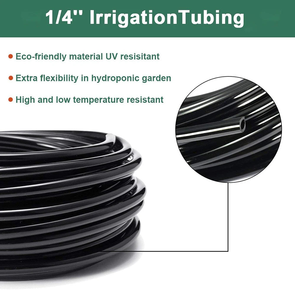 PVC Micro Irrigation Hose – 4/7mm Drip Watering Tube for Garden & Greenhouse