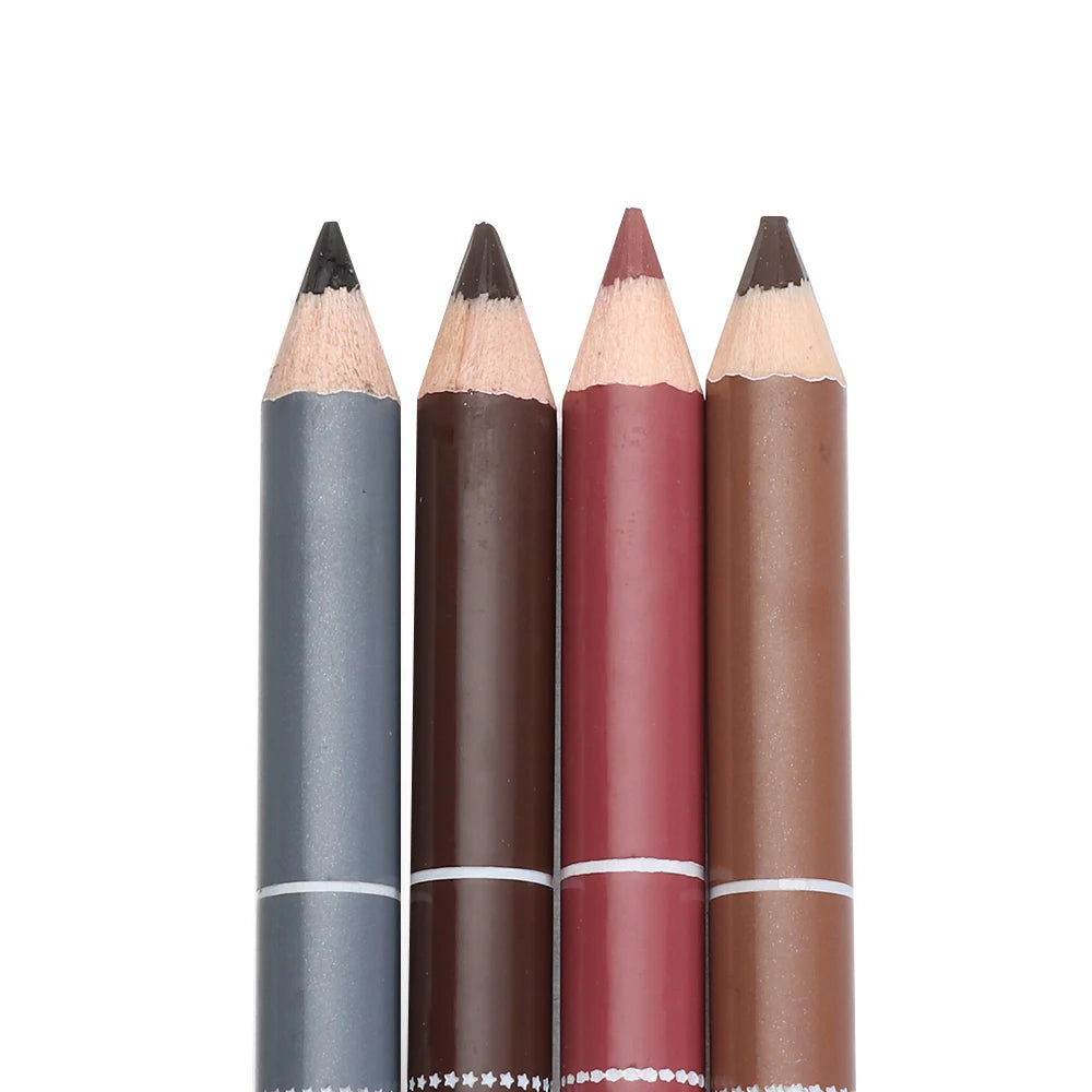 1 Pièce Crayon à Lèvres Professionnel en Bois – Waterproof, Mat, Contour des Lèvres, Maquillage Longue Tenue pour Femmes