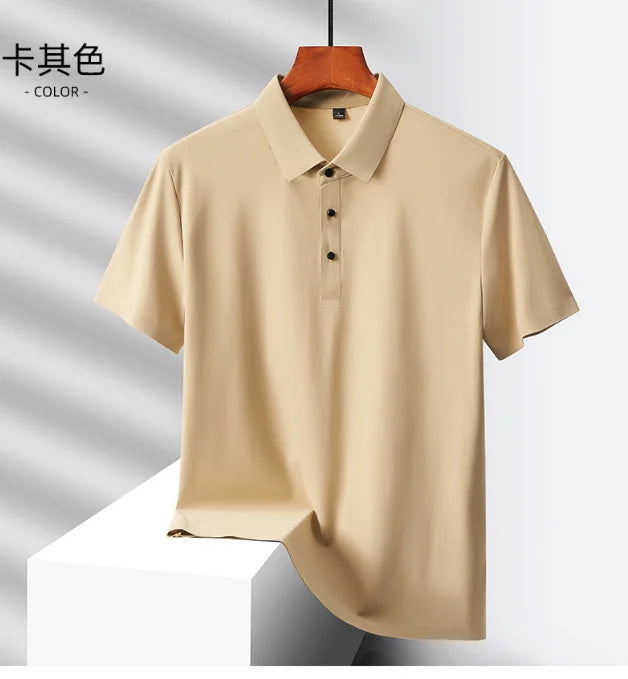 PINK2 Summer thin inner layer bottom shirt slim fit round neck long sleeved t-shirt Men's Polo Shirts  N52D6-01-03