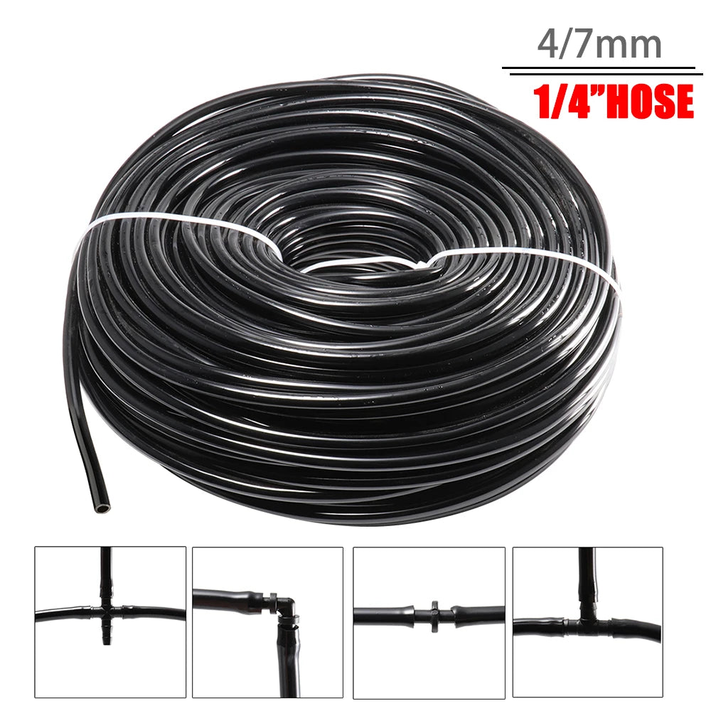 PVC Micro Irrigation Hose – 4/7mm Drip Watering Tube for Garden & Greenhouse