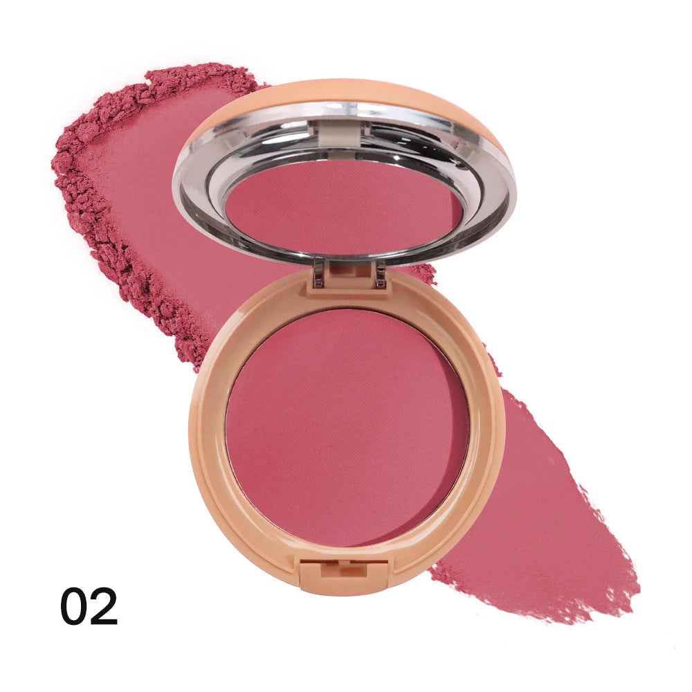 Palette de Blush Luxe – 9 Nouvelles Teintes, Fini Mat, Tenue Longue