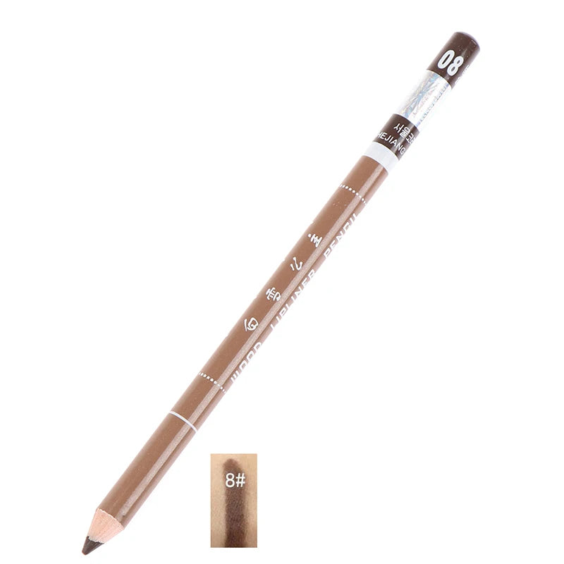1 Pièce Crayon à Lèvres Professionnel en Bois – Waterproof, Longue Tenue, Maquillage des Lèvres pour Femmes, Outil Beauté