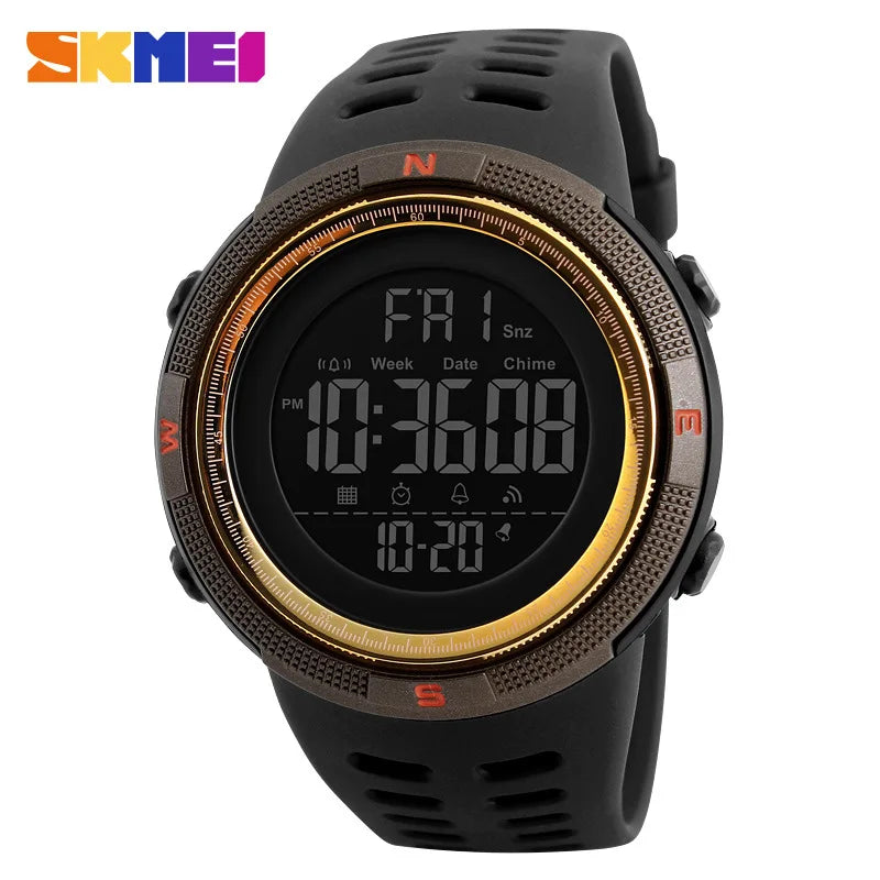 Montre Digitale Homme Skmei 1251 – Étanche 50 m, Montre de Sport pour Course, Style Fashion, Accessoire Polyvalent