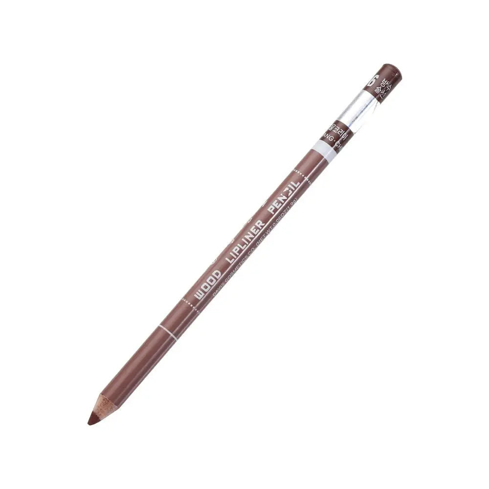 1 Pièce Crayon à Lèvres Professionnel en Bois – Waterproof, Mat, Contour des Lèvres, Maquillage Longue Tenue pour Femmes