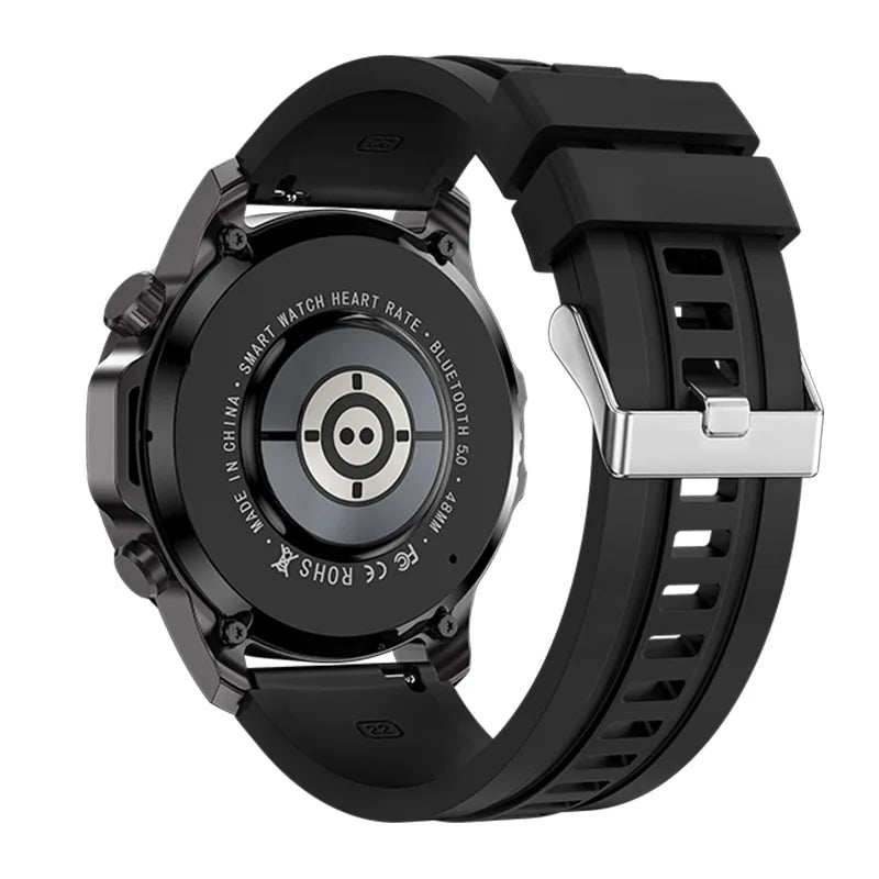 Montre Connectée Outdoor 2024 – Avec Lampe Torche, Suivi Santé & Fréquence Cardiaque, NFC – Modèle DK68 Femme