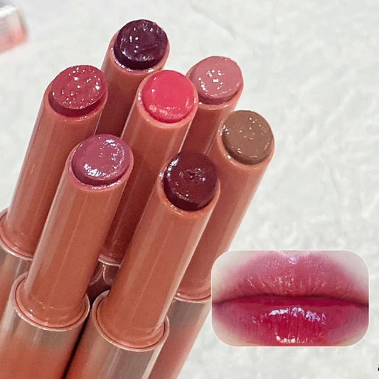 Rouge à Lèvres Gelée Fraise – Hydratant, Gloss Transparent, Non Collant, Teinte Brillante, Maquillage Coréen