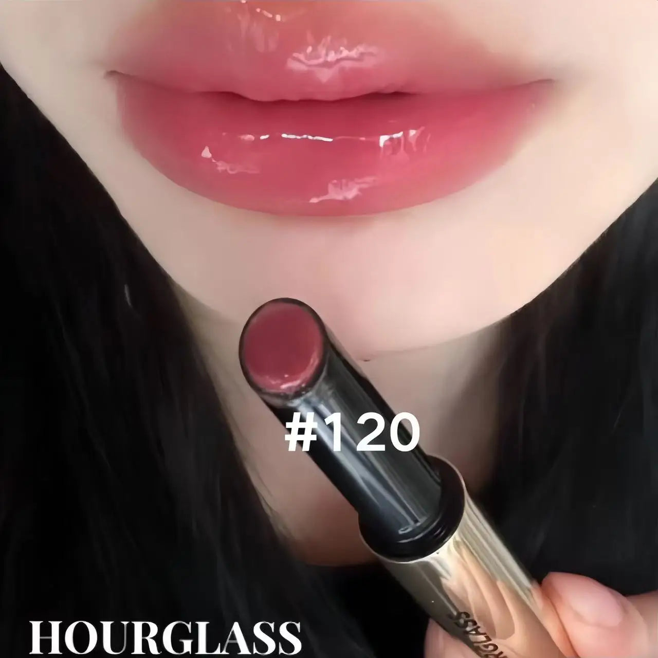 « Rouge à lèvres Hourglass 6 couleurs – Brillant, volumisant et nourrissant »