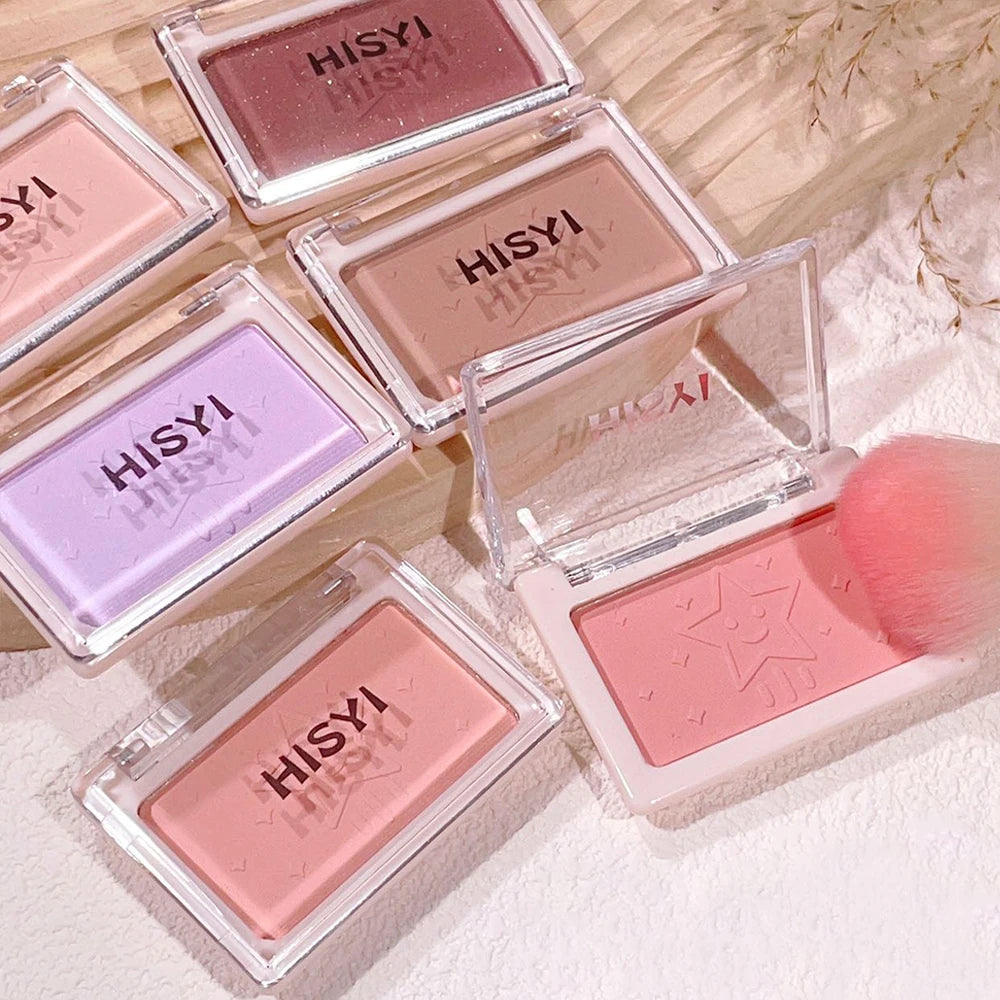 Blush Mono Couleur — Poudre Miel Naturelle, Effet Éclaircissant et Illuminateur, Teinte Rouge, 6 Couleurs Disponibles