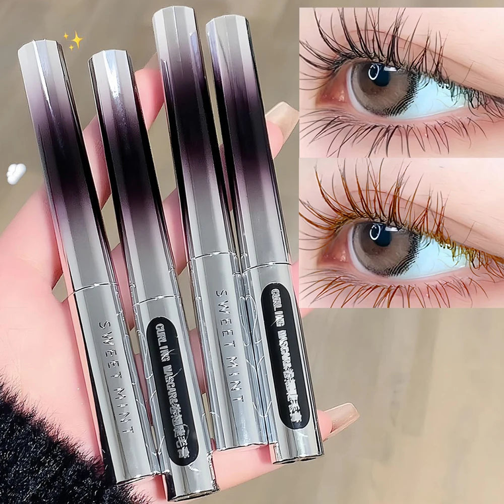 Mascara 3D recourbant tube acier volume extra waterproof cils naturels longue tenue maquillage coréen