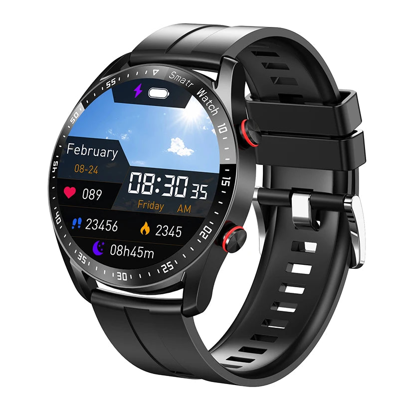 Montre connectée pour hommes et femmes, écran HD, Bluetooth, appel, GPS, moniteur de fréquence cardiaque, étanche IP68, nouveau, 2024