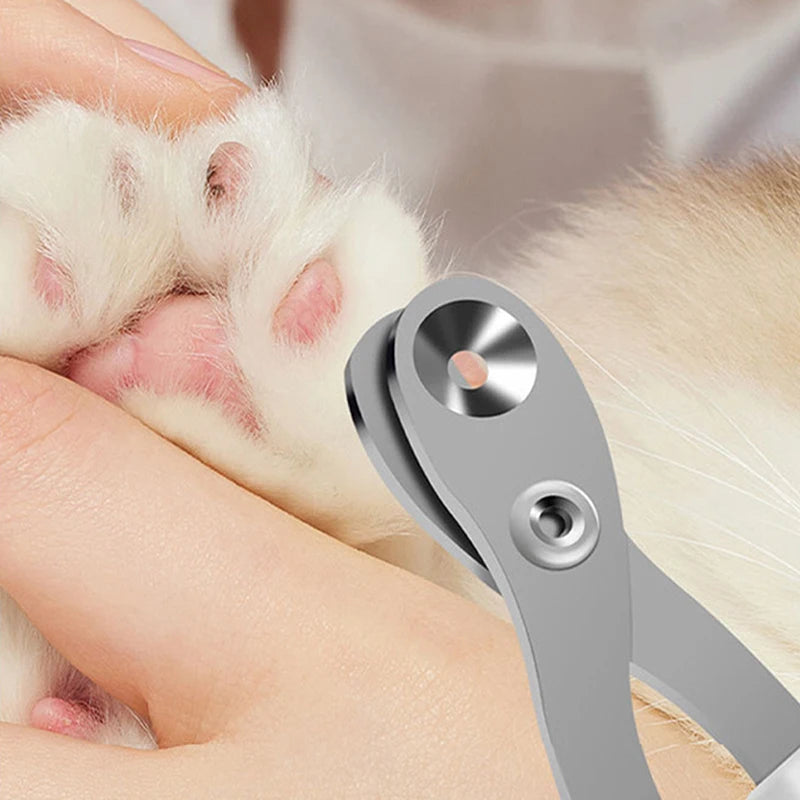 Professional Pet Nail Clippers – Circular Blade Trimmer for Cats & Small Dogs