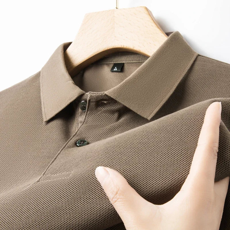 Polo 100% coton pour hommes – T-shirt respirant décontracté d'été, 19 couleurs, idéal pour le golf et le sport, décontracté d'affaires, finition semblable à la soie