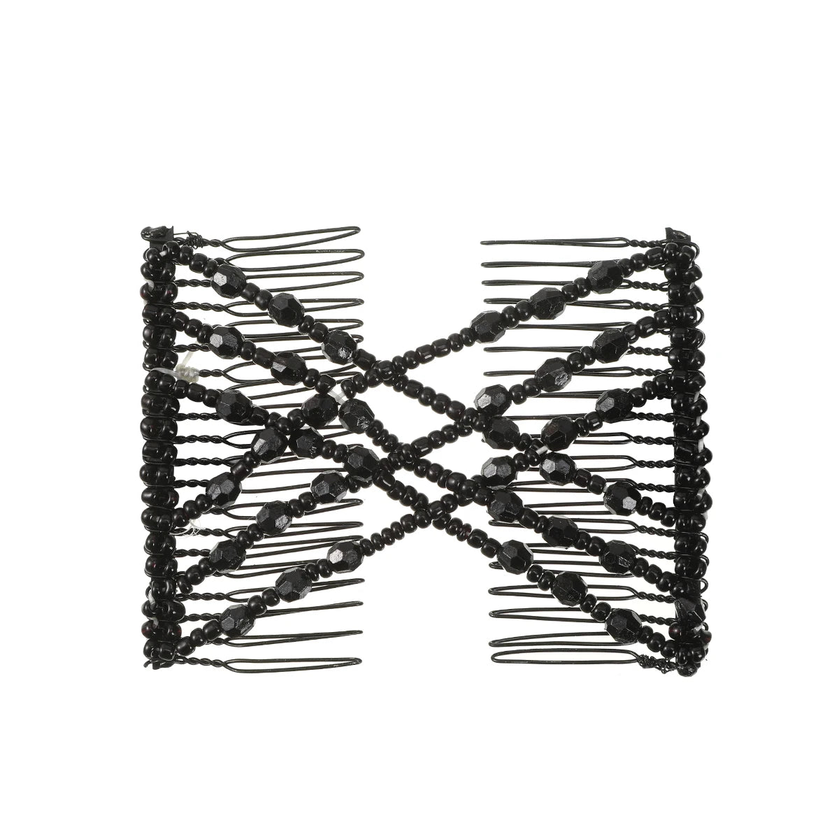 « Peigne Élastique Double Rang – Accessoire Cheveux Femme »