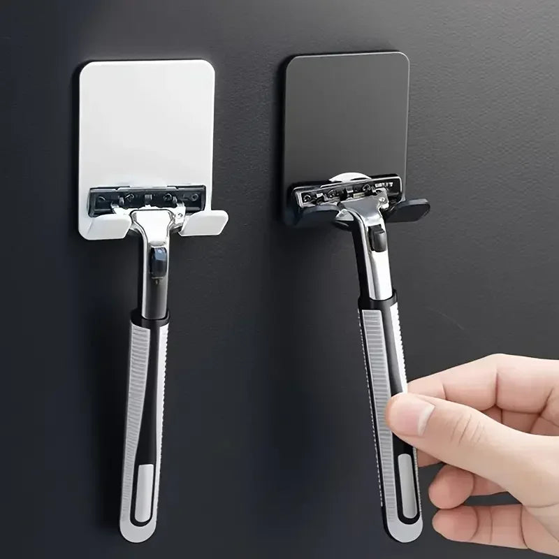 Wall Mounted Razor Holder – Adhesive Bathroom Storage Hook