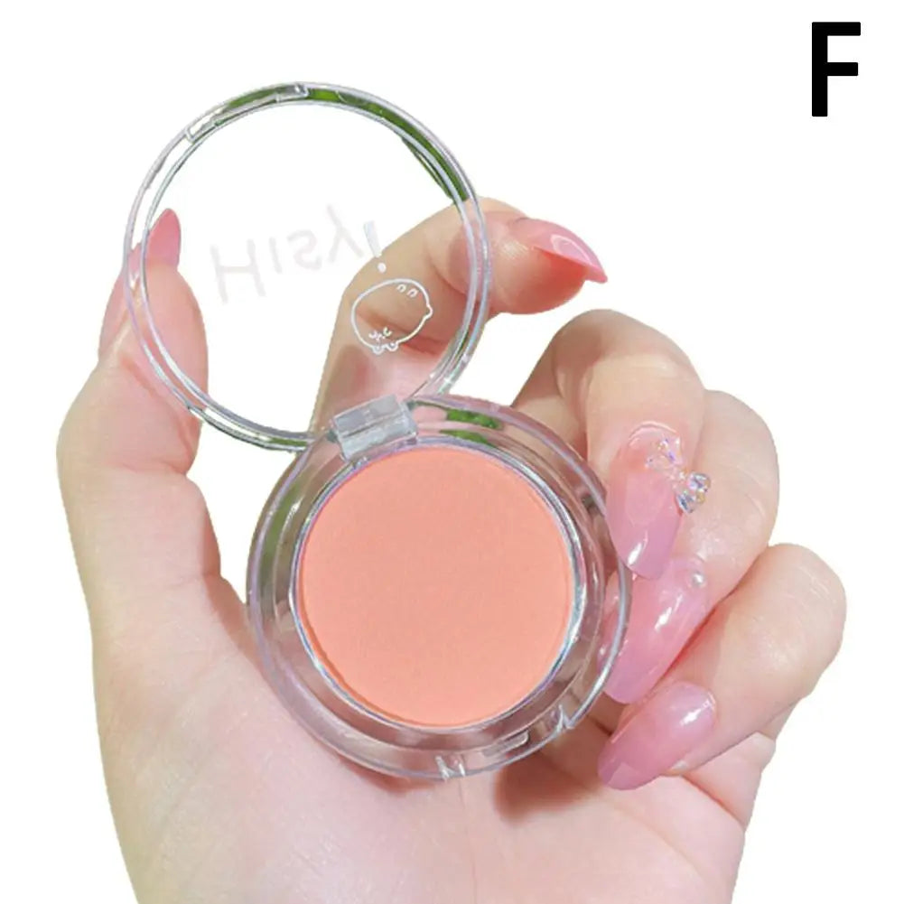 Blush mat pour filles – Crème pêche, maquillage rose et rouge pour joues – Poudre blush, teinte pour contour, palette de joues