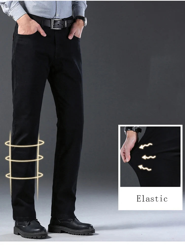 « Jean Homme Slim Noir – Confort Stretch »