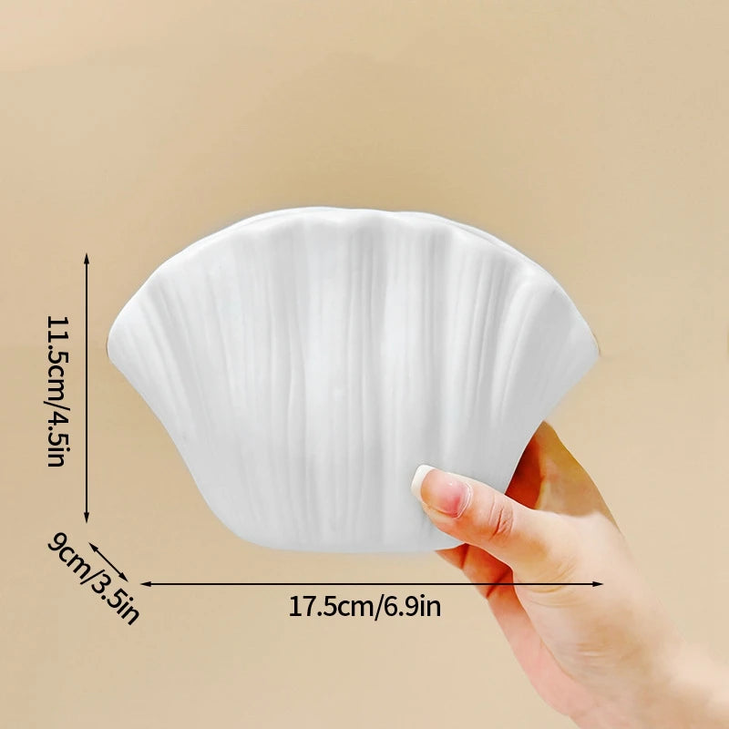 Modern White Decorative Vase – Minimalist Flower Vase for Home & Table Decor